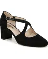 Lifestride Tracy Pump In Black Microfiber