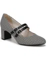 Lifestride Women's True Almond Toe Block Heel Mary Jane Pumps