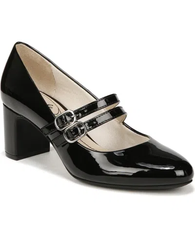 Lifestride Women's True Almond Toe Block Heel Mary Jane Pumps In Black