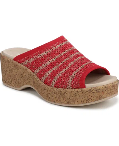 Lifestride Women's Very Ready Slide Sandals In Red