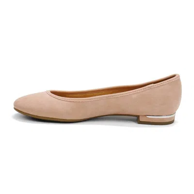 Lifestride Women's Vivienne Slip On Comfort Ballet Flat In Blush In Pink