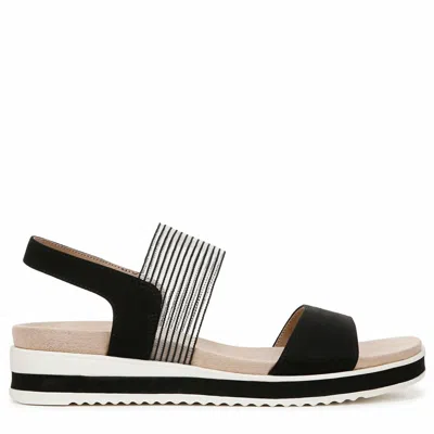 Lifestride Women's Zing Sandal In Striped Black