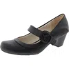 Lifestride Rozz Womens Cushioned Footbed Strap Mary Jane Heels In Multi
