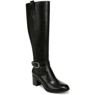 Lifestride Womens Solid Man Made Knee-high Boots