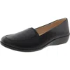 Lifestride Womens Stretch Manmade Loafer Heels In Black