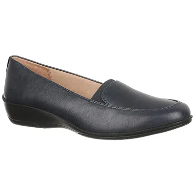 LIFESTRIDE WOMENS STRETCH MANMADE LOAFER HEELS