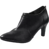 Lifestride Womens Zipper Faux Leather Ankle Boots