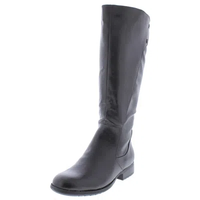Lifestride Xripley Womens Faux Leather Tall Riding Boots In Brown