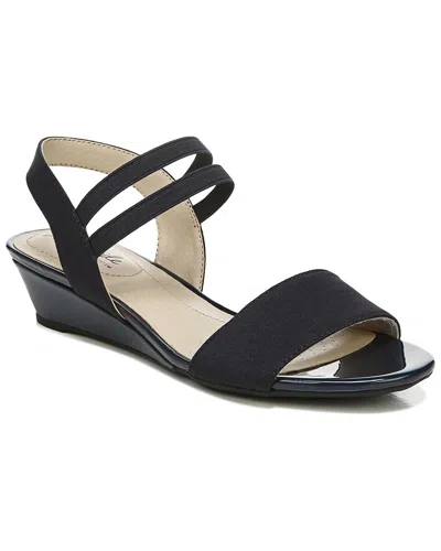 Lifestride Women's Yolo Ankle Strap Wedge Sandals In Navy