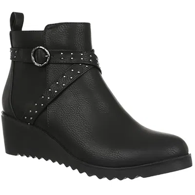 Lifestride Zinfandel 2 Womens Studded Faux Leather Ankle Boots In Multi