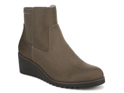 Lifestride Zionne Wedge Ankle Bootie In Brown