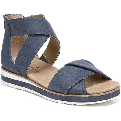 Lifestride Zoom H5220s1-400 Sandals Navy Crisscross Strap Zap1029 In Blue