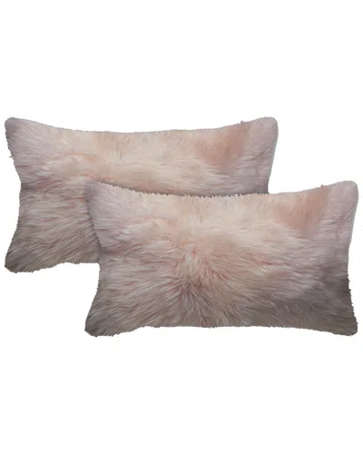 LIFESTYLE BRANDS LIFESTYLE BRANDS 2PK NEW ZEALAND SHEEPSKIN PILLOW