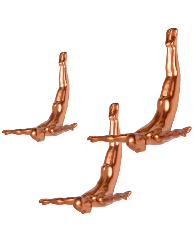Lifestyle Brands 3pk Wall Diver Art In Brown