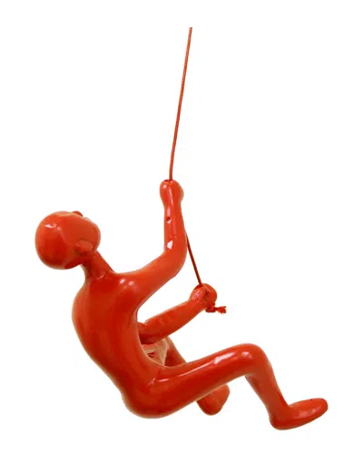 Lifestyle Brands Climbing Man Wall Art In Red