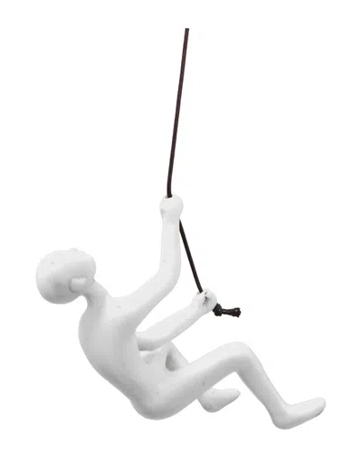 Lifestyle Brands Climbing Man Wall Art In White