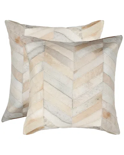 Lifestyle Brands Set Of 2 Torino Chevron Pillows