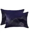 Lifestyle Brands Set Of 2 Torino Cowhide Pillows