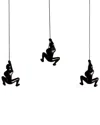 Lifestyle Brands Set Of 3 Climbing Man Wall Art