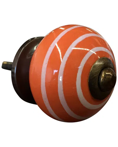 Lifestyle Brands Taj Hotel Knob-it 12-pack In Orange