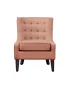 Lifestyle Solutions 36.8" Polyester Iona Accent Chair In Blush