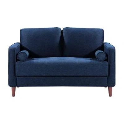 Lifestyles Lawrence Loveseat In Blue