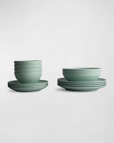 Lifetime Brands 16-piece Dinnerware Set In Green