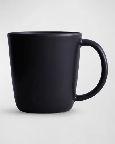 Lifetime Brands Stone Mugs, Set Of 4 In Black