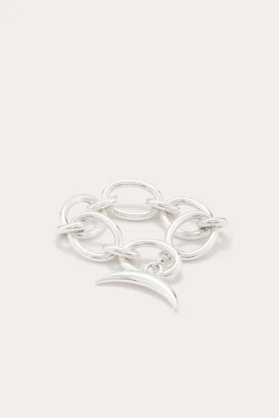 Liffner Banana Chain Bracelet Silver