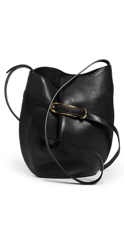 Liffner Belted Bucket Bag Black