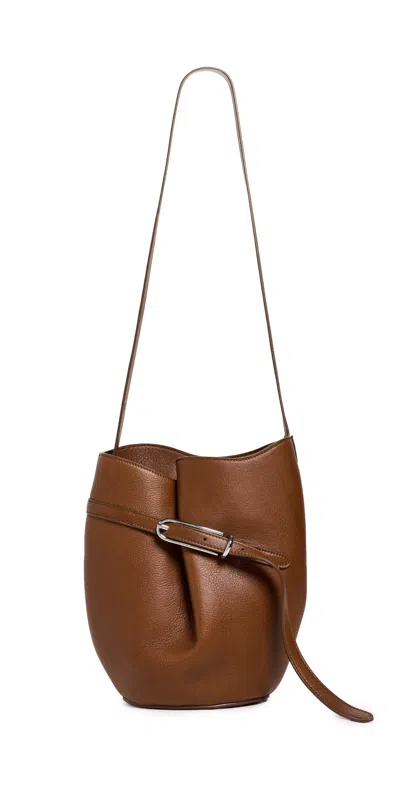 Liffner Belted Bucket Bag Chestnut/silver Hardware