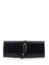 Liffner Belted Clutch In Black
