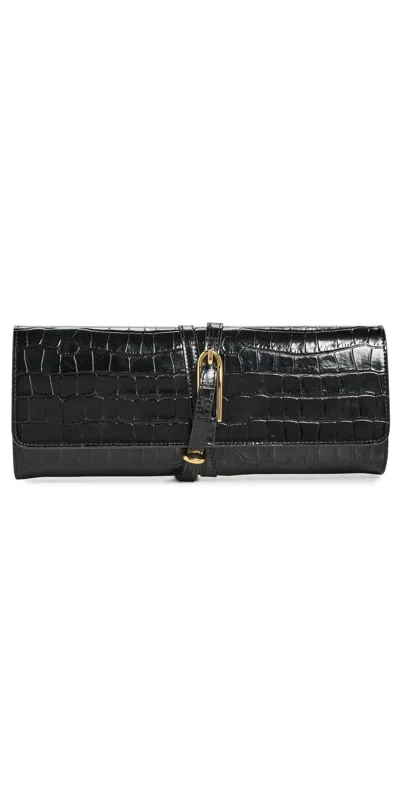 Liffner Belted Clutch Black