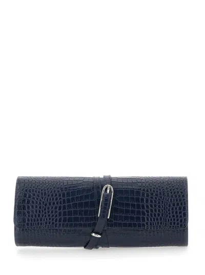 Liffner Belted Clutch In Blue