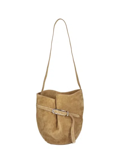 Liffner Bucket Bag "belted" In Sand