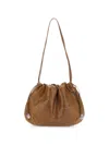 Liffner Croc-effect Leather Shoulder Bag In Brown