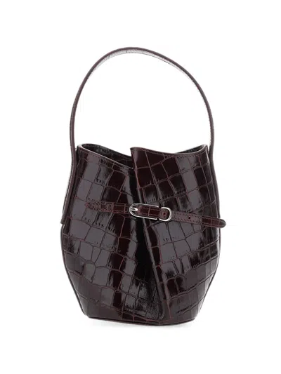 Liffner Croc-effect Shoulder Bag In Pink