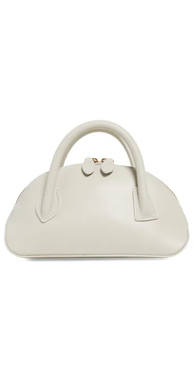 Liffner Dome Clutch Cream In White