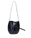 Liffner Leather Belted Bucket Bag