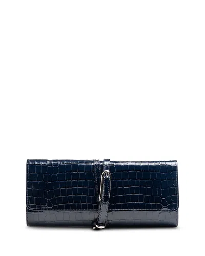 Liffner Leather Belted Clutch