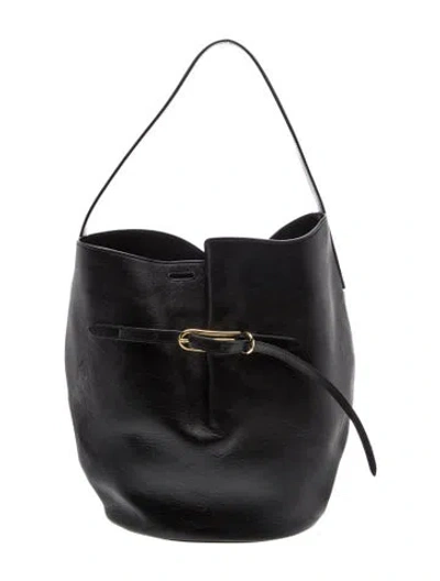 Pre-owned Liffner Leather Bucket Bag In Black