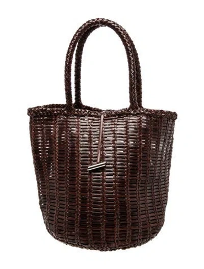 Pre-owned Liffner Leather Bucket Bag In Brown