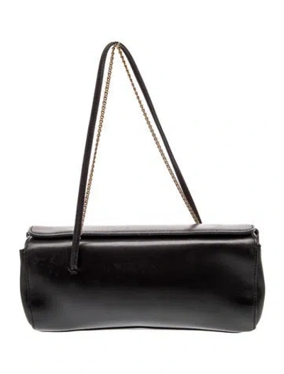 Pre-owned Liffner Leather Evening Bag In Black