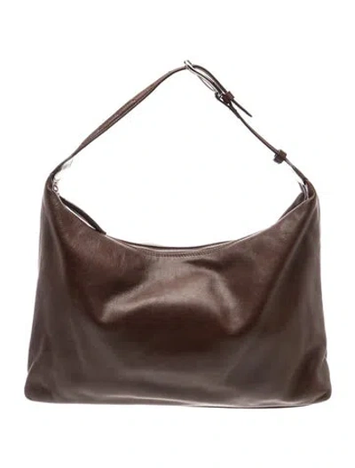 Pre-owned Liffner Leather Hobo In Brown