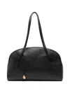 Liffner Leather Shoulder Bag In Black