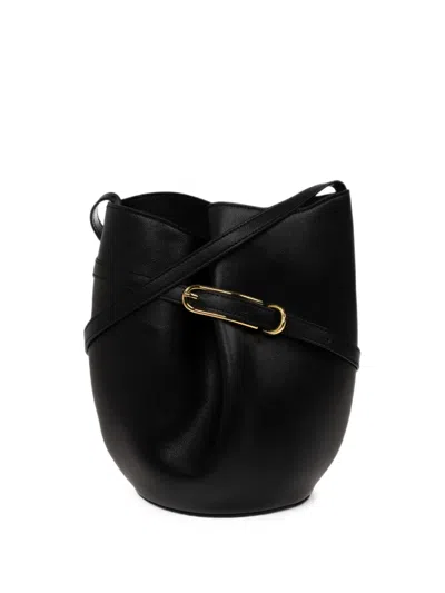 Liffner Leather Shoulder Bag In Black