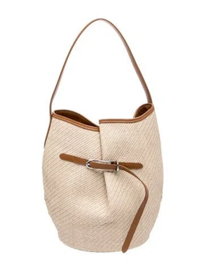 Pre-owned Liffner Leather Shoulder Bag In Neutral
