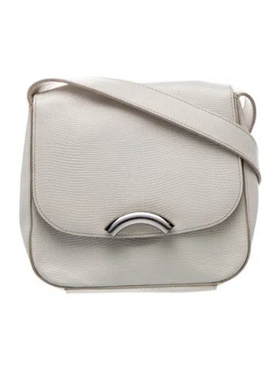 Pre-owned Liffner Leather Shoulder Bag In White