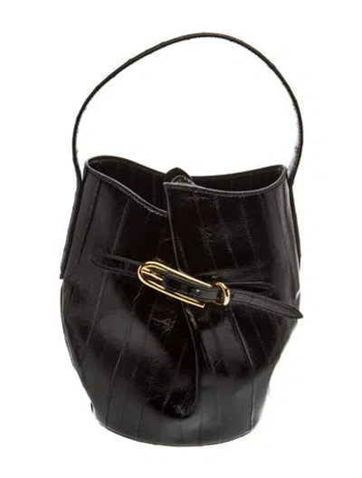 Pre-owned Liffner Leather Top Handle Bag In Black