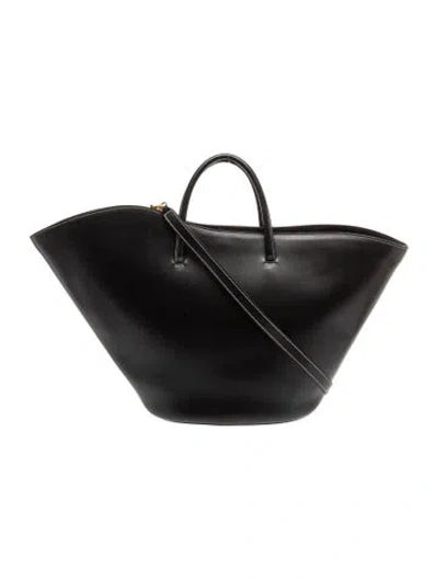 Pre-owned Liffner Leather Top Handle Bag In Black